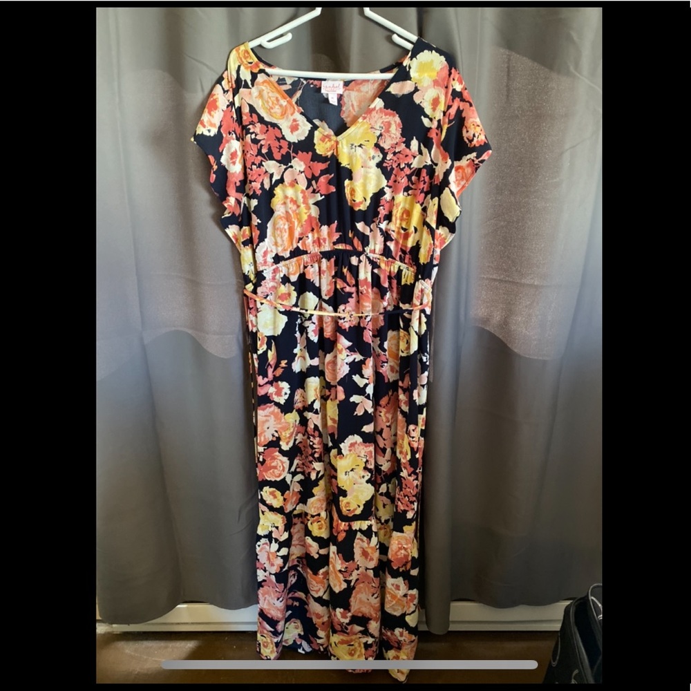 Floral XL Maternity Maxi Dress